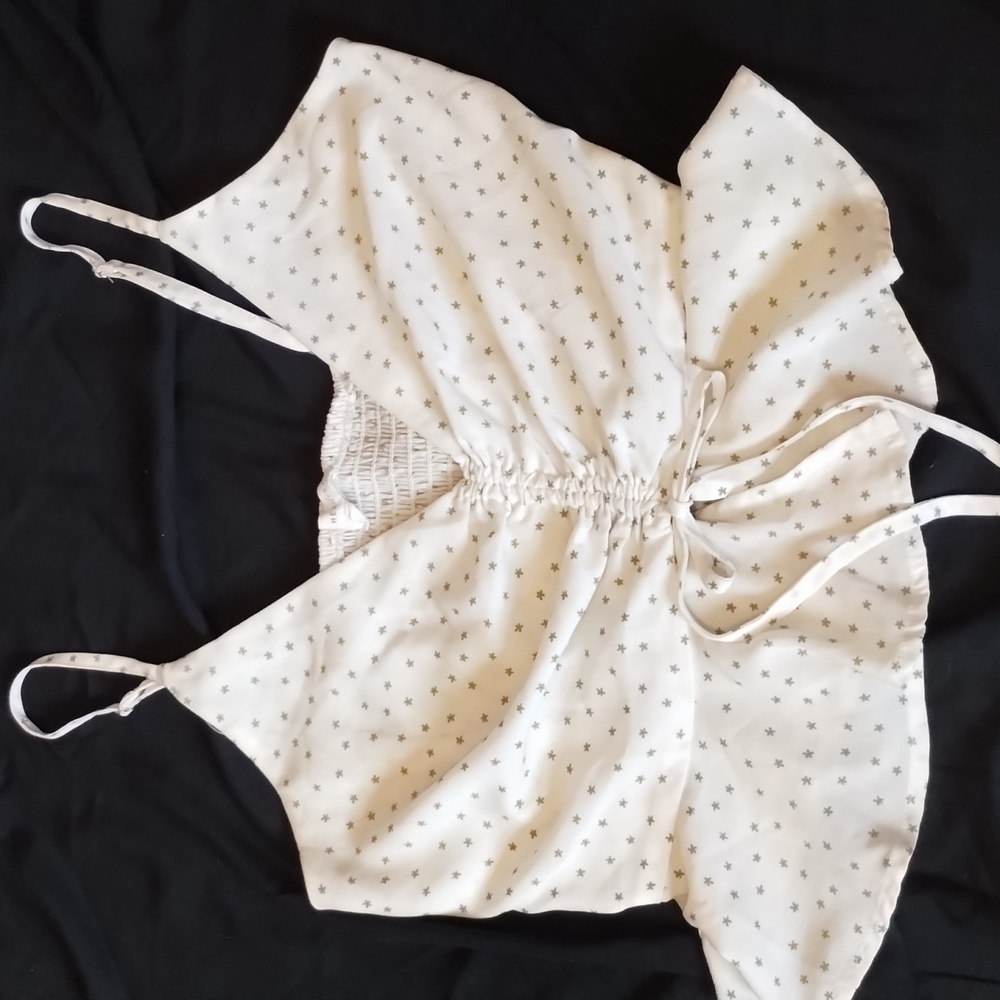 L.A. hearts size medium spaggeti strap crop top